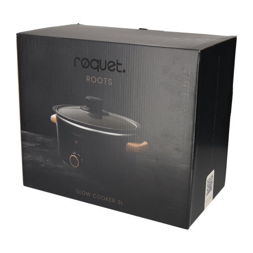 Slowcooker 3L Roots Zwart