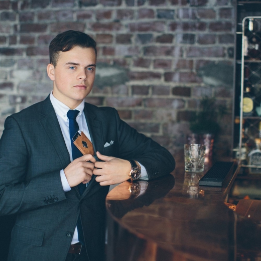 Exentri city kaarthouder zand