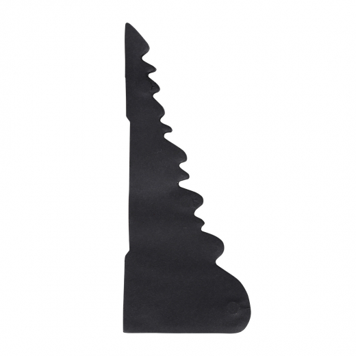 Papieren glitter kerstboom zwart