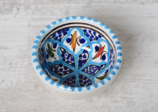 Schaaltje turk blue fine 6 cm.