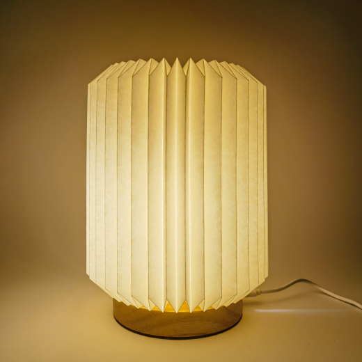 Vouwbare paper LED lamp Aurora 22 cm Natuur