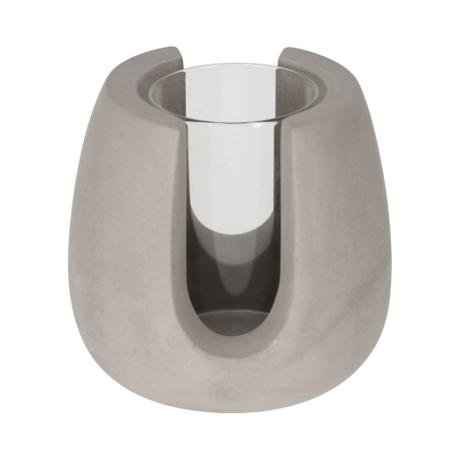 Theelichthouder Tijn Grijs