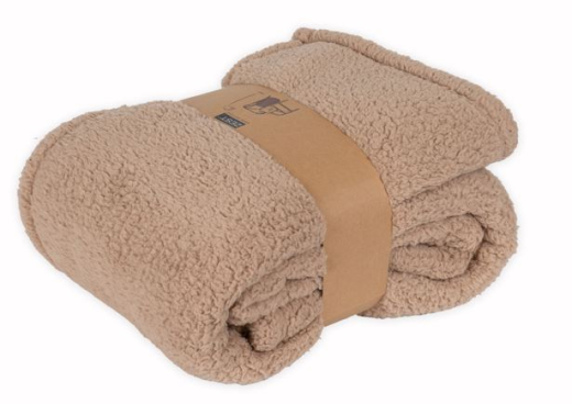 Sherpa Plaid XL Recycled caramel