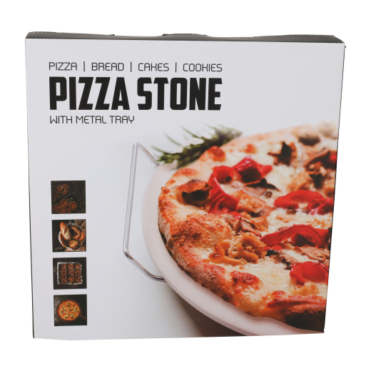Pizzasteen met Houder