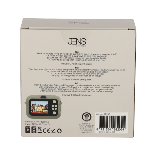 Camera Met Printer Taupe