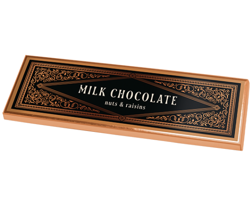 Melkchocoladereep XXL Rozijnen en Pinda 225 gram