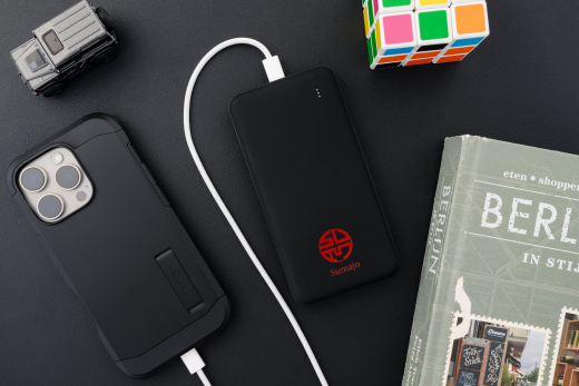 Powerbank 10.000mAh Fast Charge Black