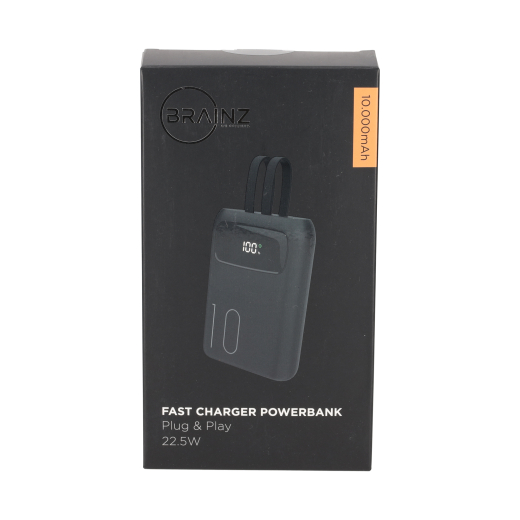 Powerbank Built-in Cables 10.000 mAh
