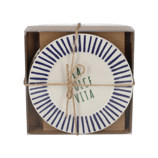 La Dolce Vita Bordjes Blauw set van 2