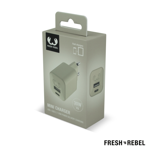 Mini charger USB-C Groen