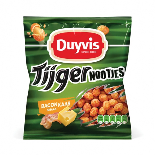 Tijgernootjes bacon-kaas 280 gram