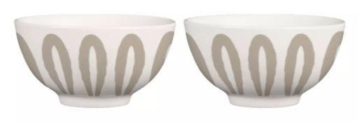 Noodle bowl met chopsticks set van 2