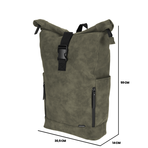 Nubuck Fiets Rugtas Groen