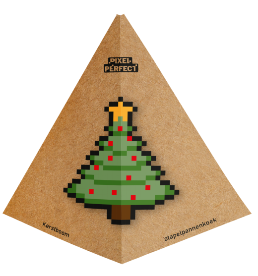 Kerstboom stapelpannenkoek