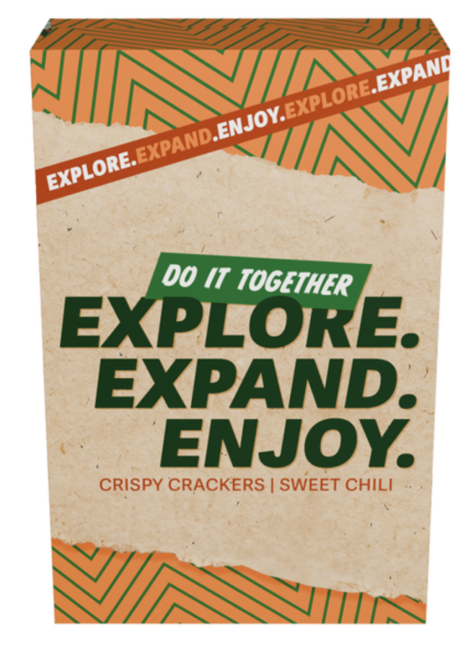 Crispy crackers sweet chili 160 gram