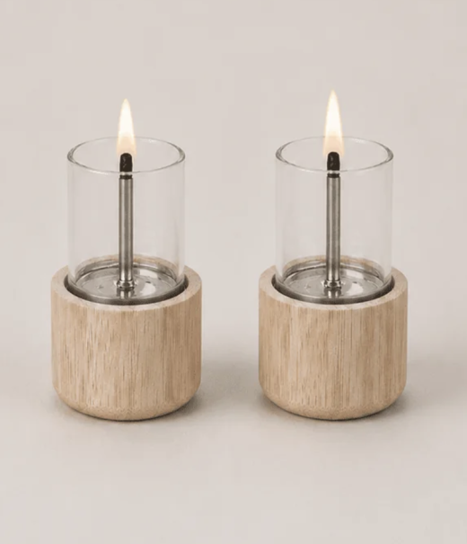Candle 70 Natural Bamboo - 2-pack