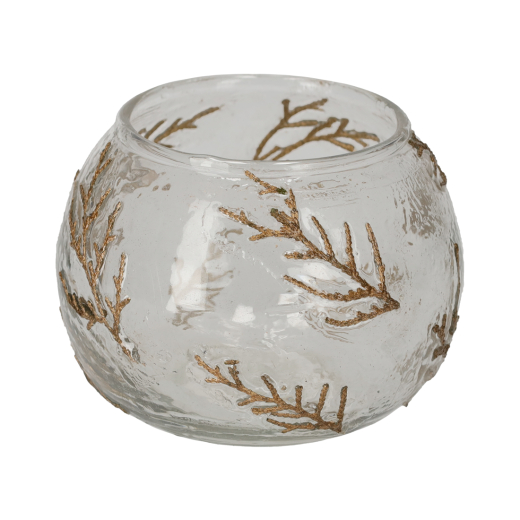 Theelichthouder Bladeren Large