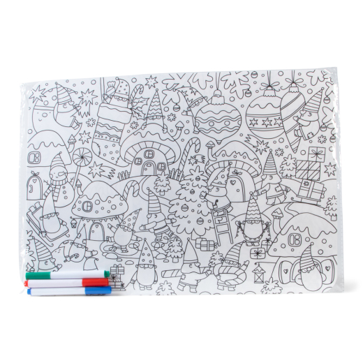 Kleurplaat Placemats 2 stuks