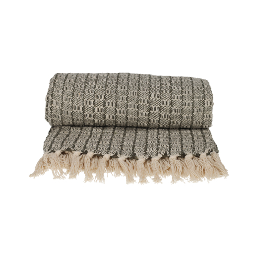 Recycled Cotton Plaid Senn Groen