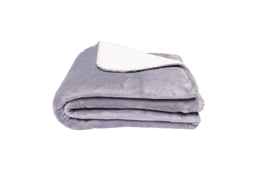 Fleeceplaid Vacht Flanel Lichtgrijs 125x150 cm