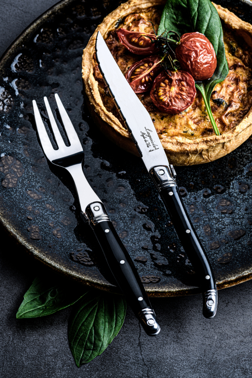 Mini couvert zwart 12 delig