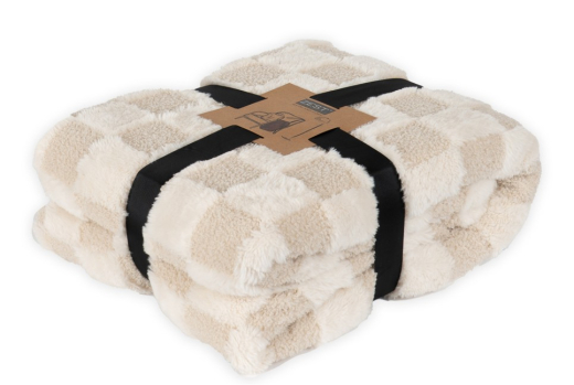 Fleeceplaid Cosy Recycled checker