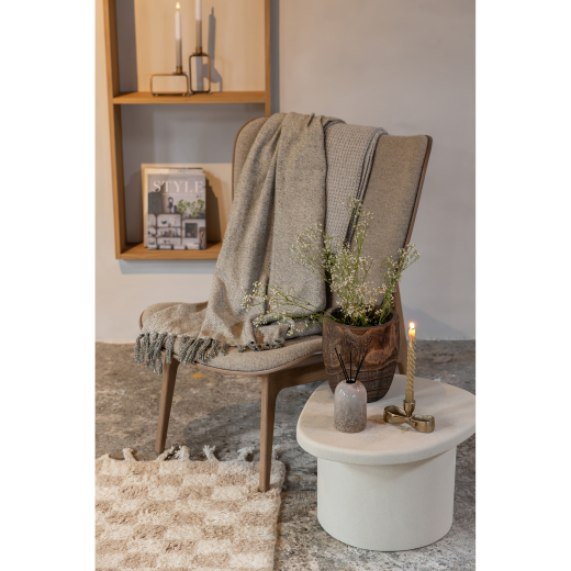 Recycled Cotton Plaid Noor Groen