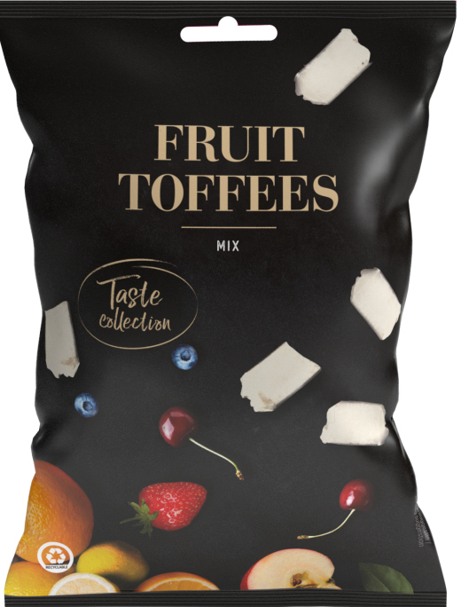 Toffee fruitmix zakje 130 gram
