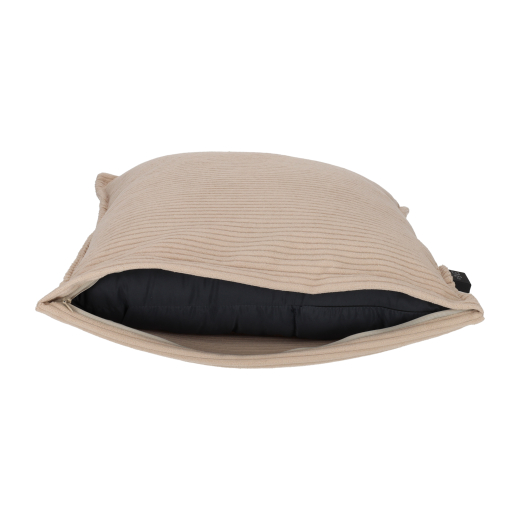 Warmtekussen RPET 40x40 Ribbel Taupe