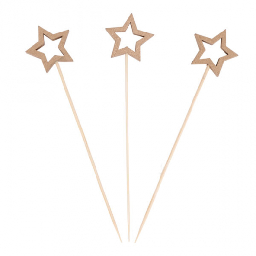 Cocktailprikkers Ster Goud /10