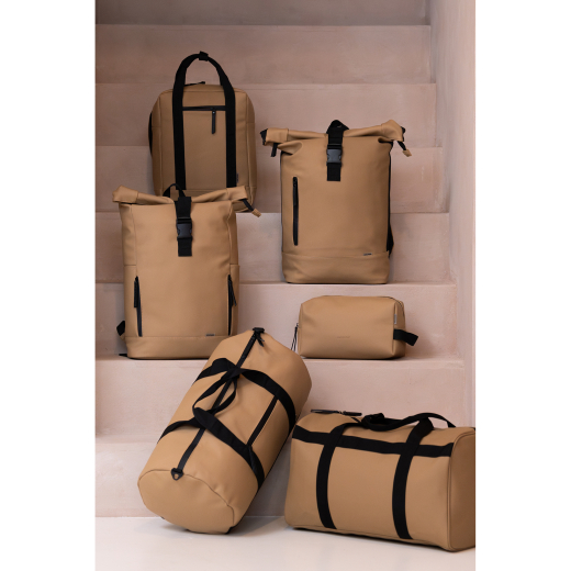 Dull PU Rugtas Bruin