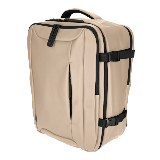 Dull PU Underseater Rugtas Eco Lining Taupe