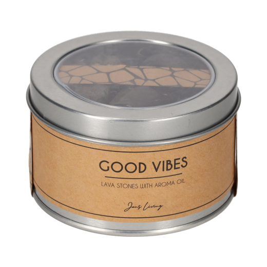 Lavastenen Met Aroma Olie Good Vibes
